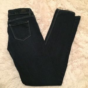 BDG Skinny Stretch Dark Low Rise Denim Blue Jeans